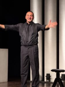 Immagini da "Novecento", Teatro Corvetto, Settembre 2026. Il saluto al pubblico della prima.